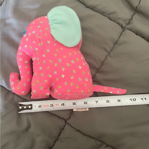 Cotton Calico Elephant toy stuffed animal plush - Picture 3 of 8
